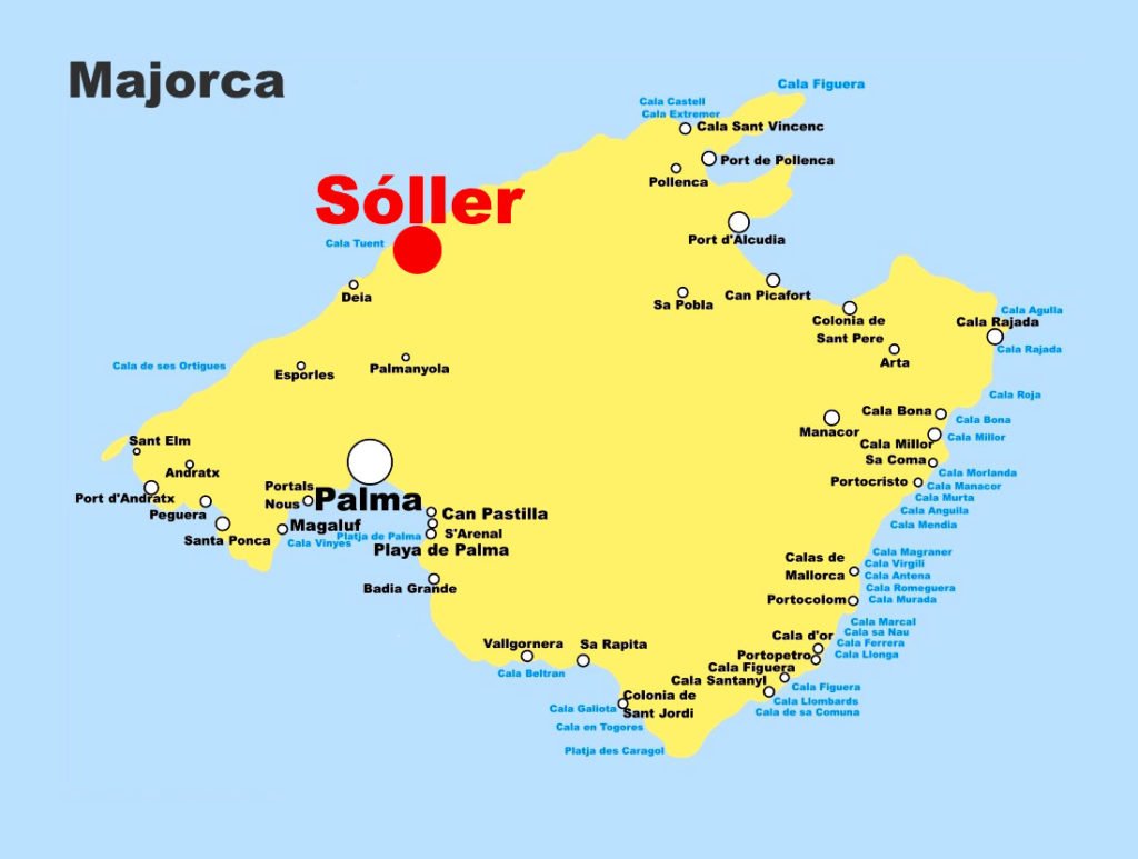 Essence Yoga Retreats Mallorca Map